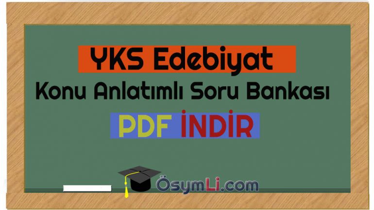 YKS Edebiyat Konu Anlatımlı Soru Bankası İndir | Osymli.com