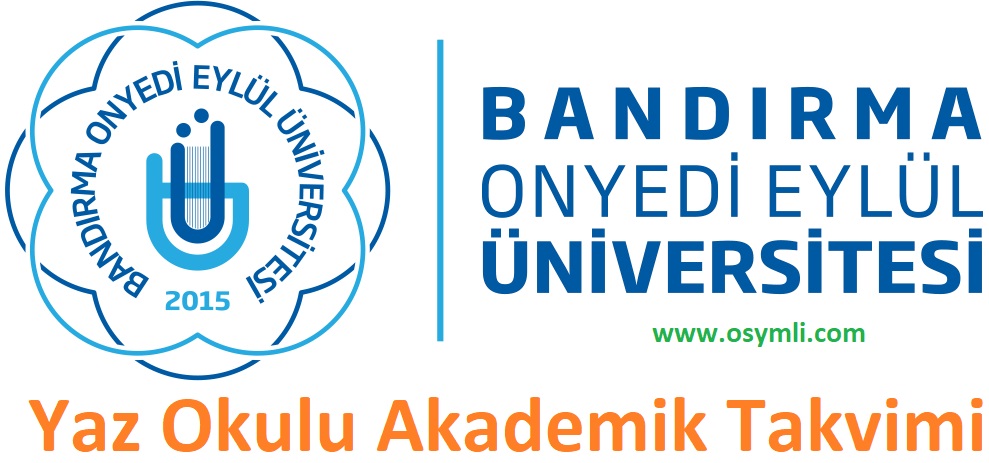 Bandırma-17-Onyedi-Eylül-Üniversitesi-yaz-okulu-akademik-takvimi